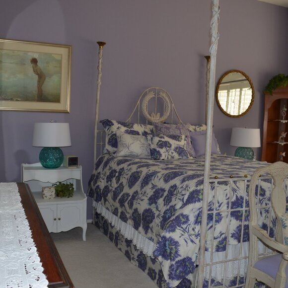 Full/Queen Duvet Cover by Designer Peter Som for Sferra Chrysanthemum - NWT